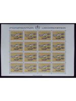 Liechtenstein, Kleinbogen, KB, Jahrgang 1980, postfrisch, ungefaltet