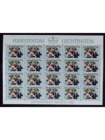 Liechtenstein, Kleinbogen, KB, Jahrgang 1980, postfrisch, ungefaltet