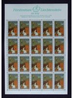 Liechtenstein, Kleinbogen, KB, Jahrgang 1988, postfrisch, ungefaltet