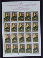 Liechtenstein, Kleinbogen, KB, Jahrgang 1988, postfrisch, ungefaltet