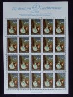 Liechtenstein, Kleinbogen, KB, Jahrgang 1988, postfrisch, ungefaltet