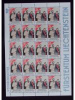 Liechtenstein, Kleinbogen, KB, Jahrgang 1988, postfrisch, ungefaltet