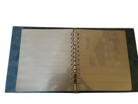 Michel Exklusiv Ringbinder Blau mit 20 Einsteckblättern (8 Streifen) gebraucht
