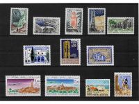 Sammlung Algerien **, Auswahl aus Jahren 1962-1969, auf 3 Steckkarten