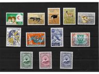 Sammlung Algerien **, Auswahl aus Jahren 1962-1969, auf 3 Steckkarten