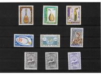 Sammlung Algerien **, Auswahl aus Jahren 1962-1969, auf 3 Steckkarten