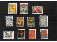 Sammlung Algerien **, Auswahl aus Jahren 1962-1969, auf 3 Steckkarten