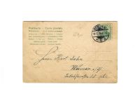 AK, Neujahr, Prägekarte, Viel Glück 1905, gest. 31.12.1904, gebraucht