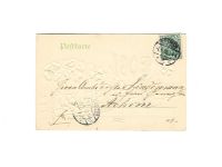 AK, Neujahr, Prägekarte, Viel Glück für 1903, gebraucht