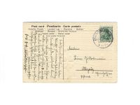 AK, Neujahr, Prägekarte, Viel Glück im neuen Jahre, gest. 01.01.1909,