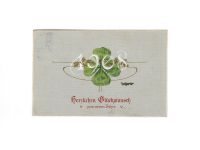 AK, Neujahr, Prägekarte, Herzlichen Glückwunsch zum Neuen Jahre, 1908,
