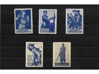 10 x Reklamemarken Werbemarken Vignetten vor 1945, 10 verschiedene