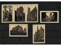 10 x Reklamemarken Werbemarken Vignetten vor 1945, 10 verschiedene
