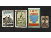 10 x Reklamemarken Werbemarken Vignetten vor 1945, 10 verschiedene