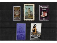 10 x Reklamemarken Werbemarken Vignetten vor 1945, 10 verschiedene