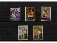 10 x Reklamemarken Werbemarken Vignetten vor 1945, 10 verschiedene