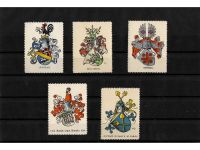 10 x Reklamemarken Werbemarken Vignetten vor 1945, 10 verschiedene