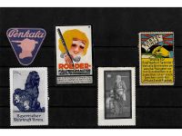 10 x Reklamemarken Werbemarken Vignetten vor 1945, 10 verschiedene
