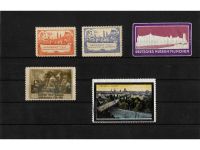 10 x Reklamemarken Werbemarken Vignetten vor 1945, 10 verschiedene
