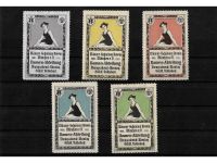 10 x Reklamemarken Werbemarken Vignetten vor 1945, 10 verschiedene