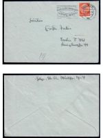 Deutsches Reich, 5 Belege, Bedarf, Sammlerbelege, Hindenburg Frankatur, Lot 44