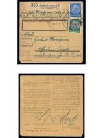 Deutsches Reich, 5 Belege, Bedarf, Sammlerbelege, Hindenburg Frankatur, Lot 44