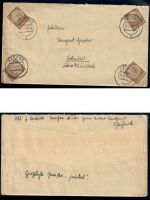 Deutsches Reich, 5 Belege, Bedarf, Sammlerbelege, Hindenburg Frankatur, Lot 3