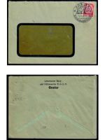 Deutsches Reich, 5 Belege, Bedarf, Sammlerbelege, Hindenburg Frankatur, Lot 22