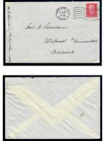 Deutsches Reich, 5 Belege, Bedarf, Sammlerbelege, Hindenburg Frankatur, Lot 19