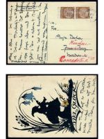 Deutsches Reich, 5 Belege, Bedarf, Sammlerbelege, Hindenburg Frankatur, Lot 8
