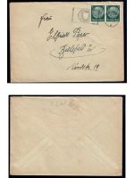 Deutsches Reich, 5 Belege, Bedarf, Sammlerbelege, Hindenburg Frankatur, Lot 11