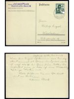 Deutsches Reich, 5 Belege, Bedarf, Sammlerbelege, Ganzsachen, Lot 4
