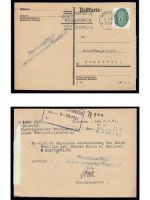 Deutsches Reich, 5 Belege, Bedarf, Sammlerbelege, Ganzsachen, Lot 4