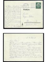 Deutsches Reich, 5 Belege, Bedarf, Sammlerbelege, Hindenburg Frankatur, Lot 50