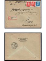 Deutsches Reich, 5 Belege, Bedarf, Sammlerbelege, Hindenburg Frankatur, Lot 7
