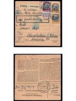 Deutsches Reich, 5 Belege, Bedarf, Sammlerbelege, Hindenburg Frankatur, Lot 9