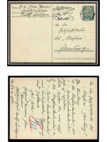 Deutsches Reich, 5 Belege, Bedarf, Sammlerbelege, Hindenburg Frankatur, Lot 31