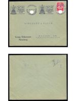 Deutsches Reich, 5 Belege, Bedarf, Sammlerbelege, Hindenburg Frankatur, Lot 35