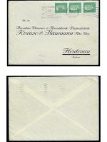 Deutsches Reich, 5 Belege, Bedarf, Sammlerbelege, Hindenburg Frankatur, Lot 1