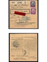 Deutsches Reich, 5 Belege, Bedarf, Sammlerbelege, Hindenburg Frankatur, Lot 1
