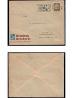Deutsches Reich, 5 Belege, Bedarf, Sammlerbelege, Hindenburg Frankatur, Lot 17