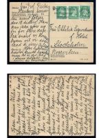 Deutsches Reich, 5 Belege, Bedarf, Sammlerbelege, Ganzsachen, Lot 15