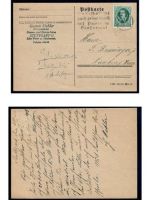 Deutsches Reich, 5 Belege, Bedarf, Sammlerbelege, Ganzsachen, Lot 15