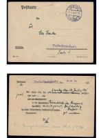 Deutsches Reich, 5 Belege, Bedarf, Sammlerbelege, Ganzsachen, Lot 15