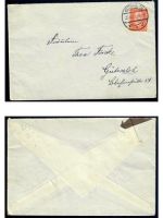 Deutsches Reich, 5 Belege, Bedarf, Sammlerbelege, Hindenburg Frankatur, Lot 18