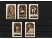 10 x Reklamemarken Werbemarken Vignetten vor 1945, 10 verschiedene