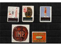10 x Reklamemarken Werbemarken Vignetten vor 1945, 10 verschiedene