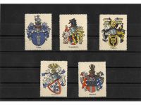 10 x Reklamemarken Werbemarken Vignetten vor 1945, 10 verschiedene