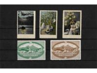 10 x Reklamemarken Werbemarken Vignetten vor 1945, 10 verschiedene
