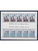 Monaco Blocks Europa CEPT **, Jahre 1974-1977, Mi.Nr. Block 7, 8, 10, 11